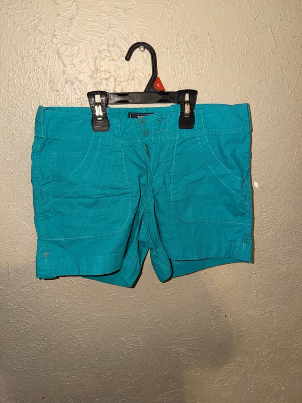 The North Face- size 2 teal shorts
